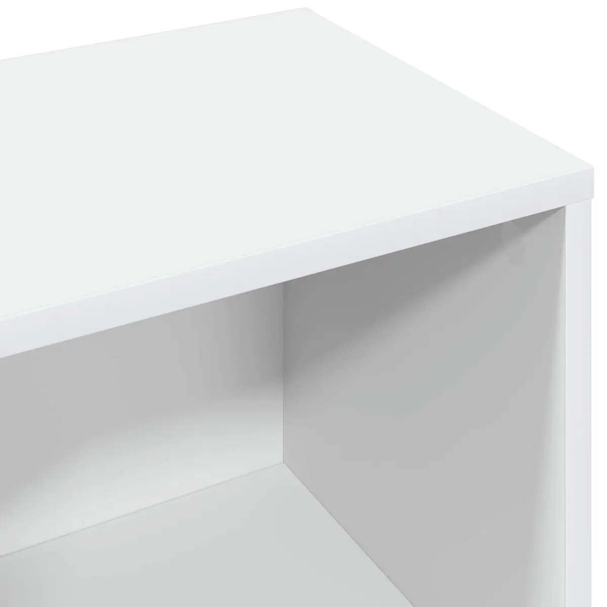 Sideboard Storage Cabinet Modern Living Room Hallway White 102 x 32 x 73.5 cm