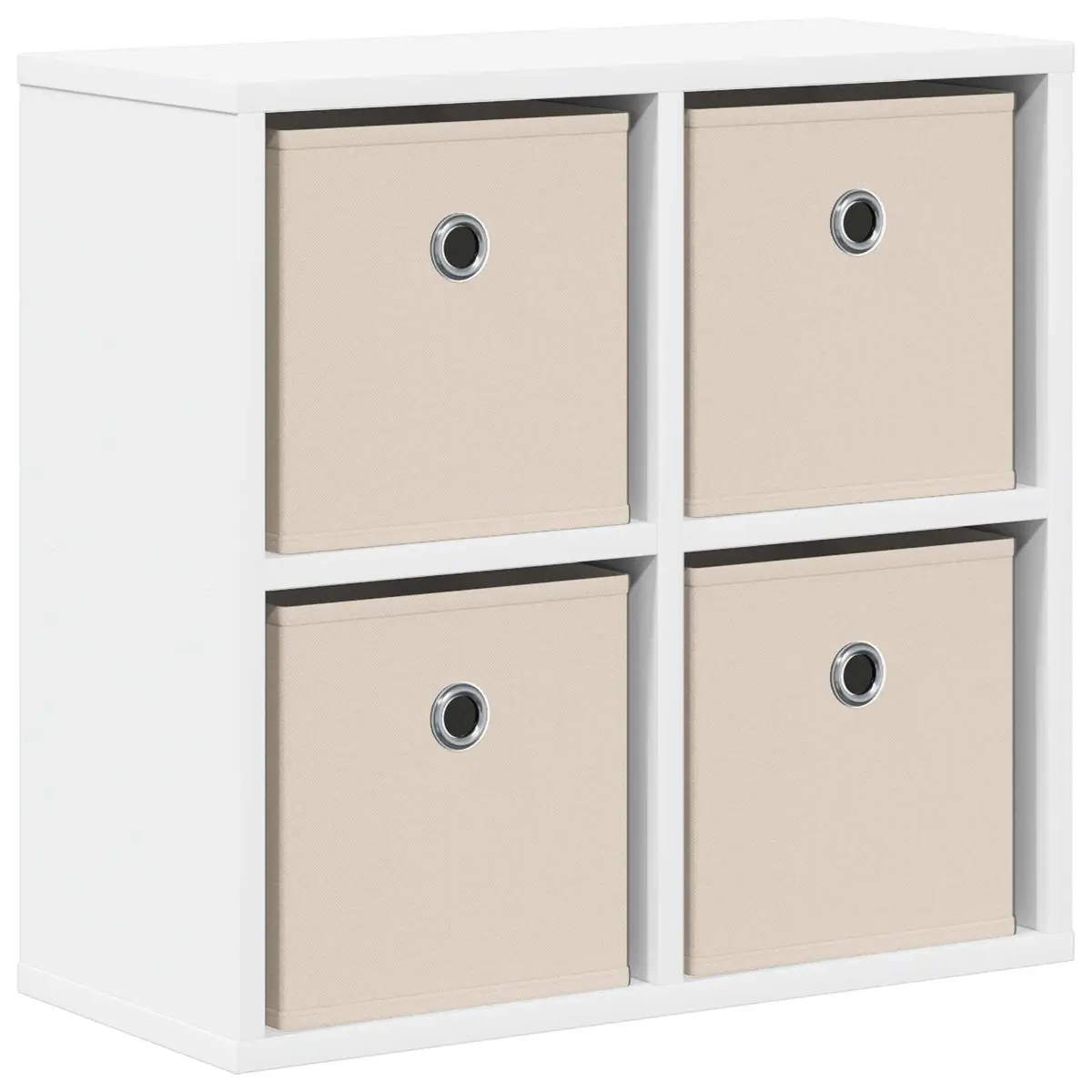 Sideboard Modern Storage Cabinet Living Room 49.5 x 22 x 47 cm White
