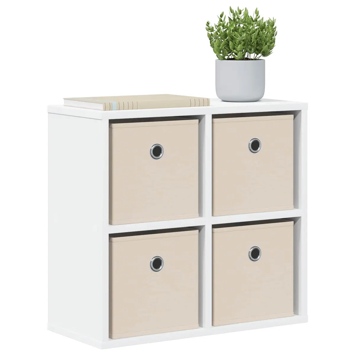 Sideboard Modern Storage Cabinet Living Room 49.5 x 22 x 47 cm White
