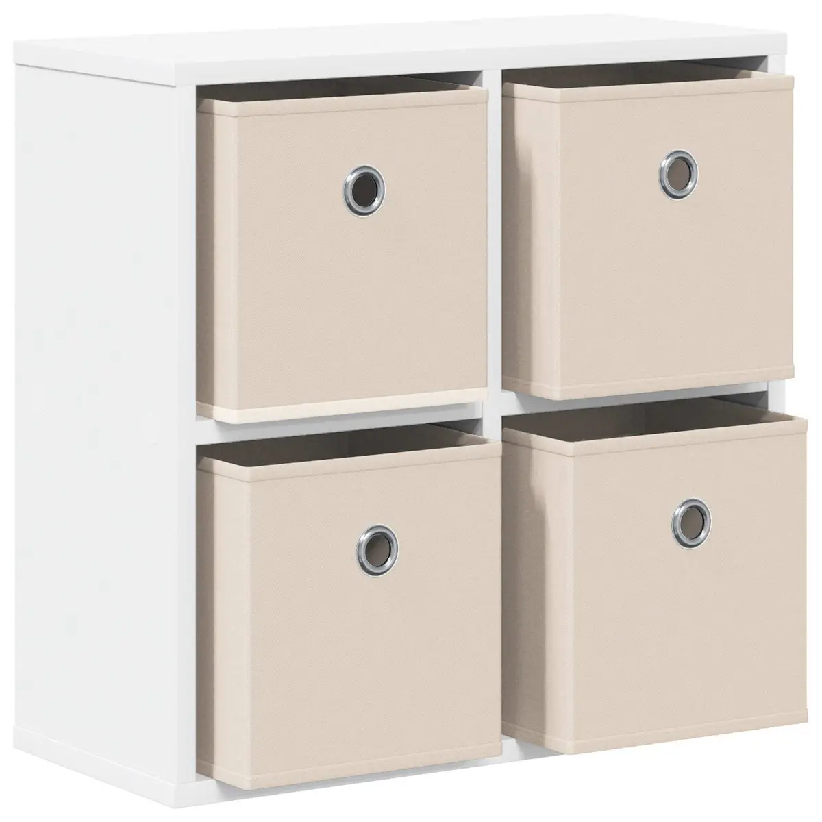 Sideboard Modern Storage Cabinet Living Room 49.5 x 22 x 47 cm White