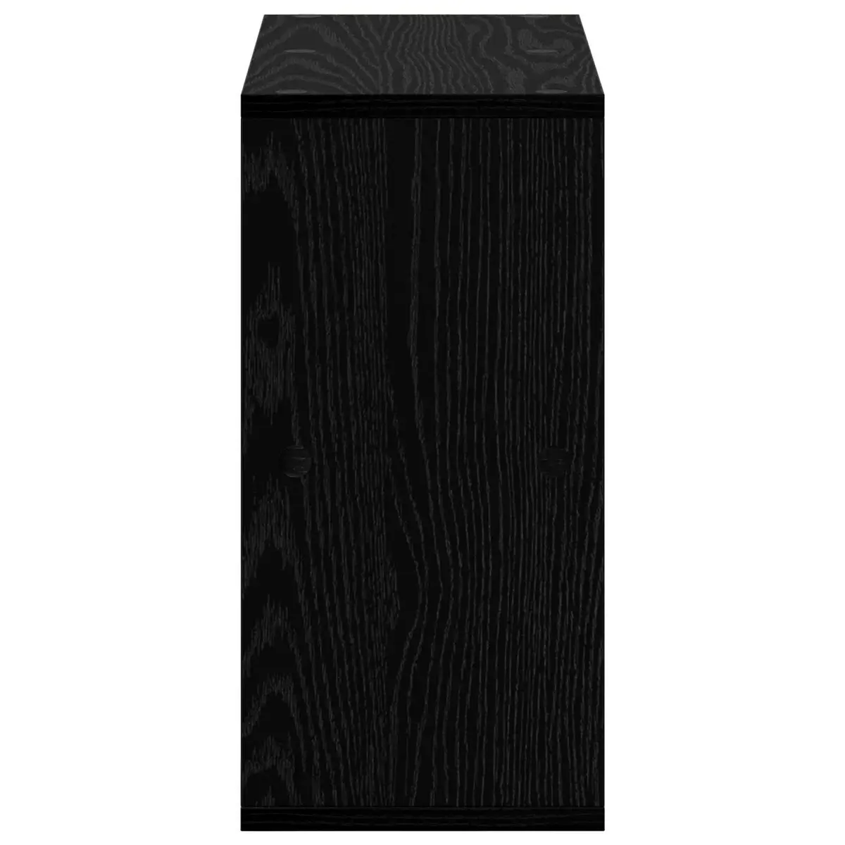 Sideboard Black Oak Storage Cabinet Living Room Buffet 49.5 x 22 x 47 cm