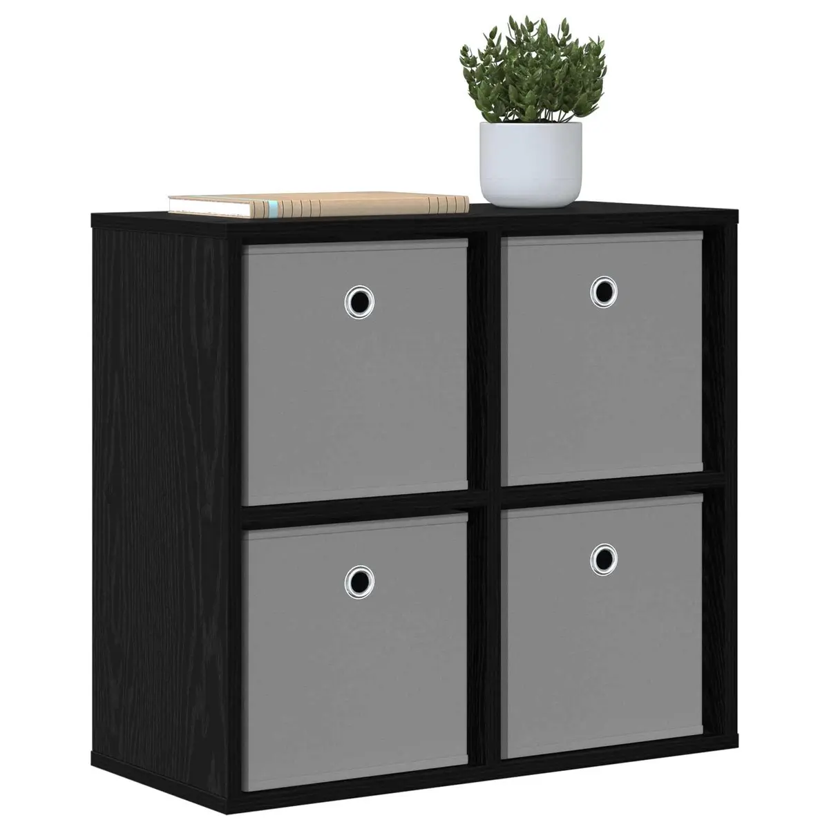 Black Oak Sideboard with Ample Storage Space