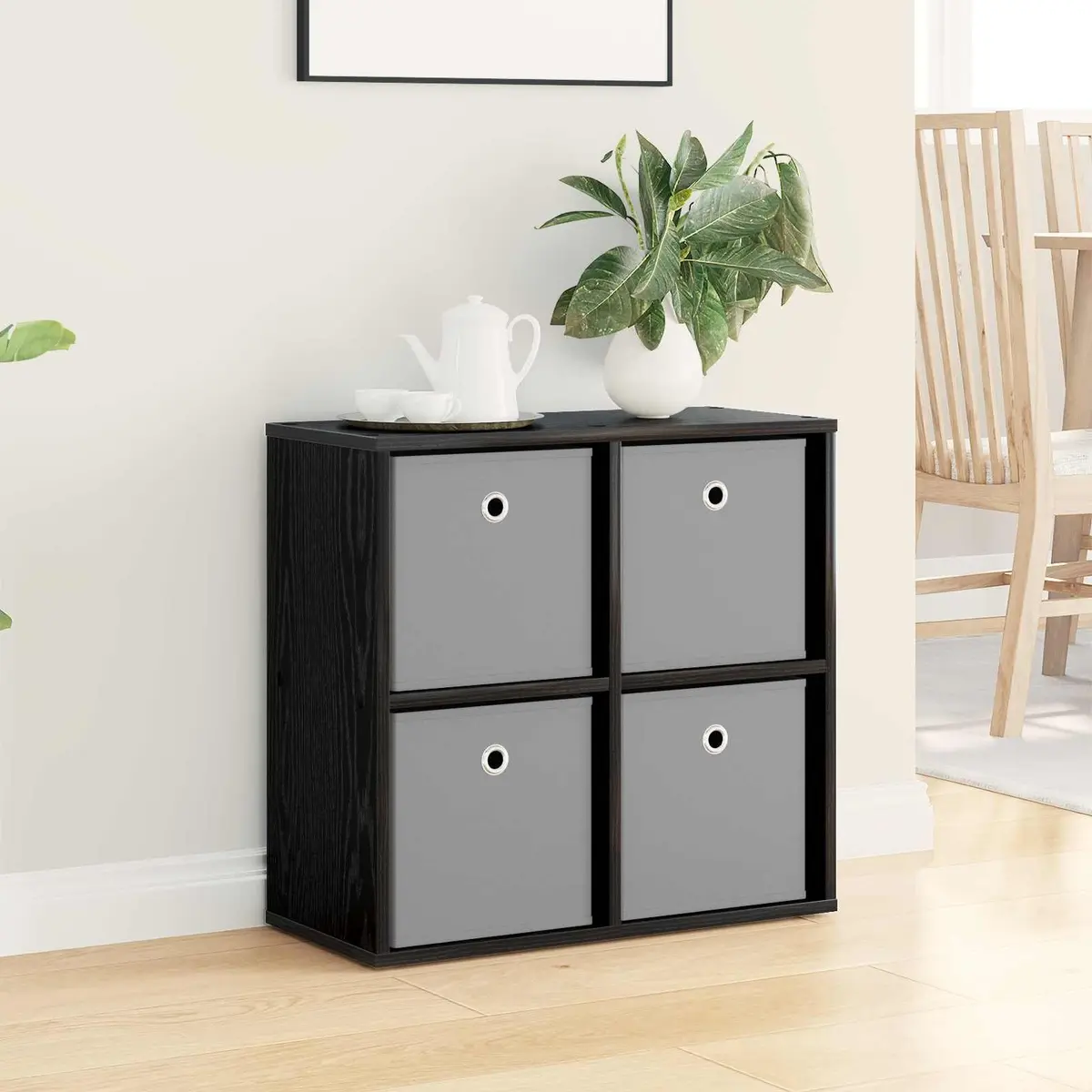 Black Oak Sideboard with Ample Storage Space