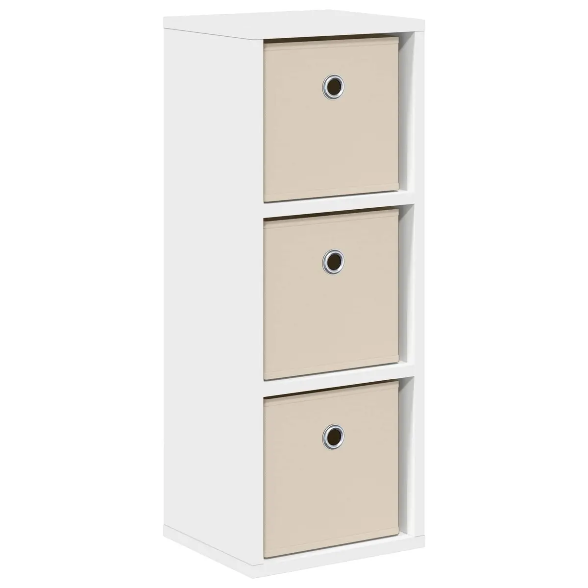 Sideboard with Drawer White Storage Cabinet Modern Living Room Furniture 25.5 x