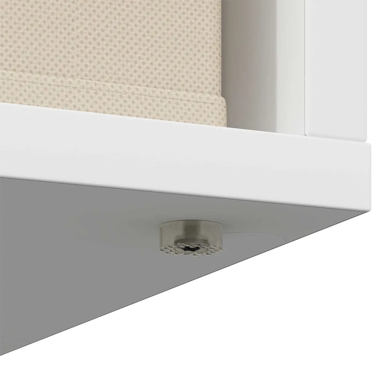 Sideboard Modern Storage Cabinet with Drawer Shelves 30.5 x 27 x 84.5 cm White
