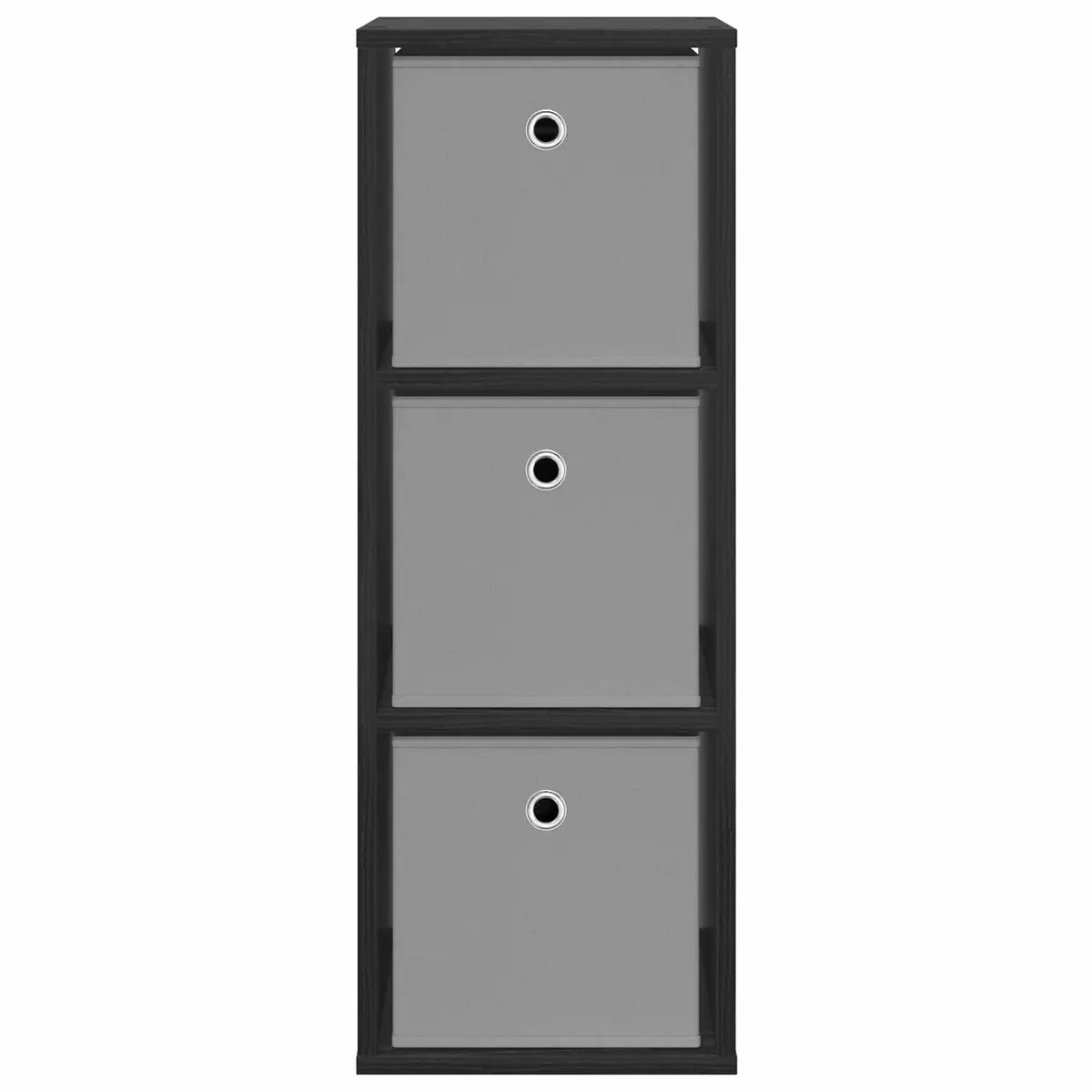 Sideboard with Drawer Black Oak Modern Storage Cabinet Living Room Furniture