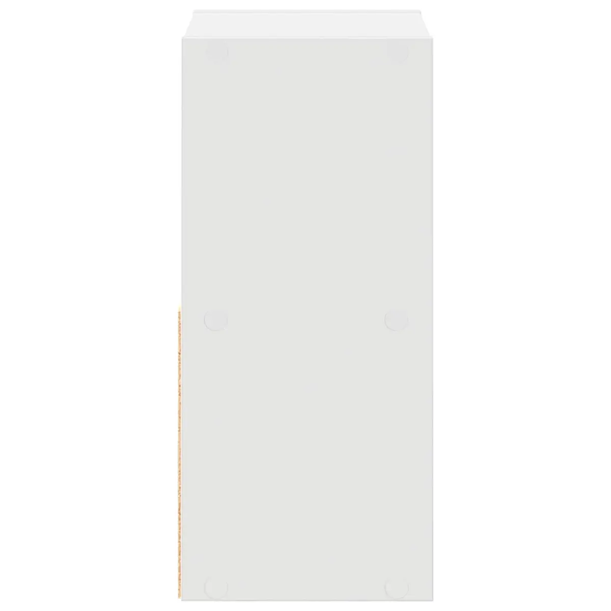Bedside Table 2 pcs White 25.5 x 22 x 49.5 cm Engineered Wood Modern Nightstand
