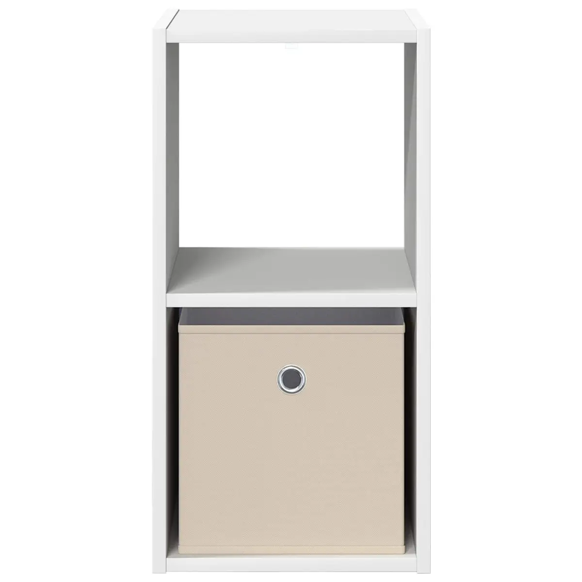 Bedside Table 2 pcs Storage Drawers 30.5 x 27 x 59.5 cm White