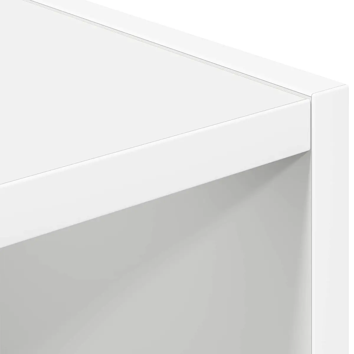 Bedside Table 2 pcs Storage Drawers 30.5 x 27 x 59.5 cm White