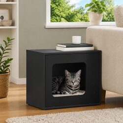 Comfortable Cat House Made from Durable Engineered Wood