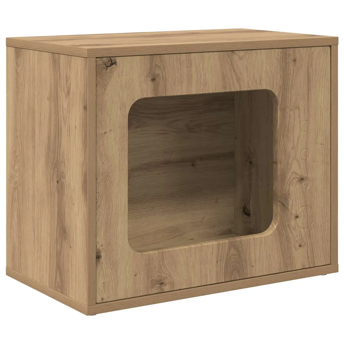 Cat House Indoor Cat Den Rectangular Pet Furniture Cozy Retreat 51 x 30 x 42.5
