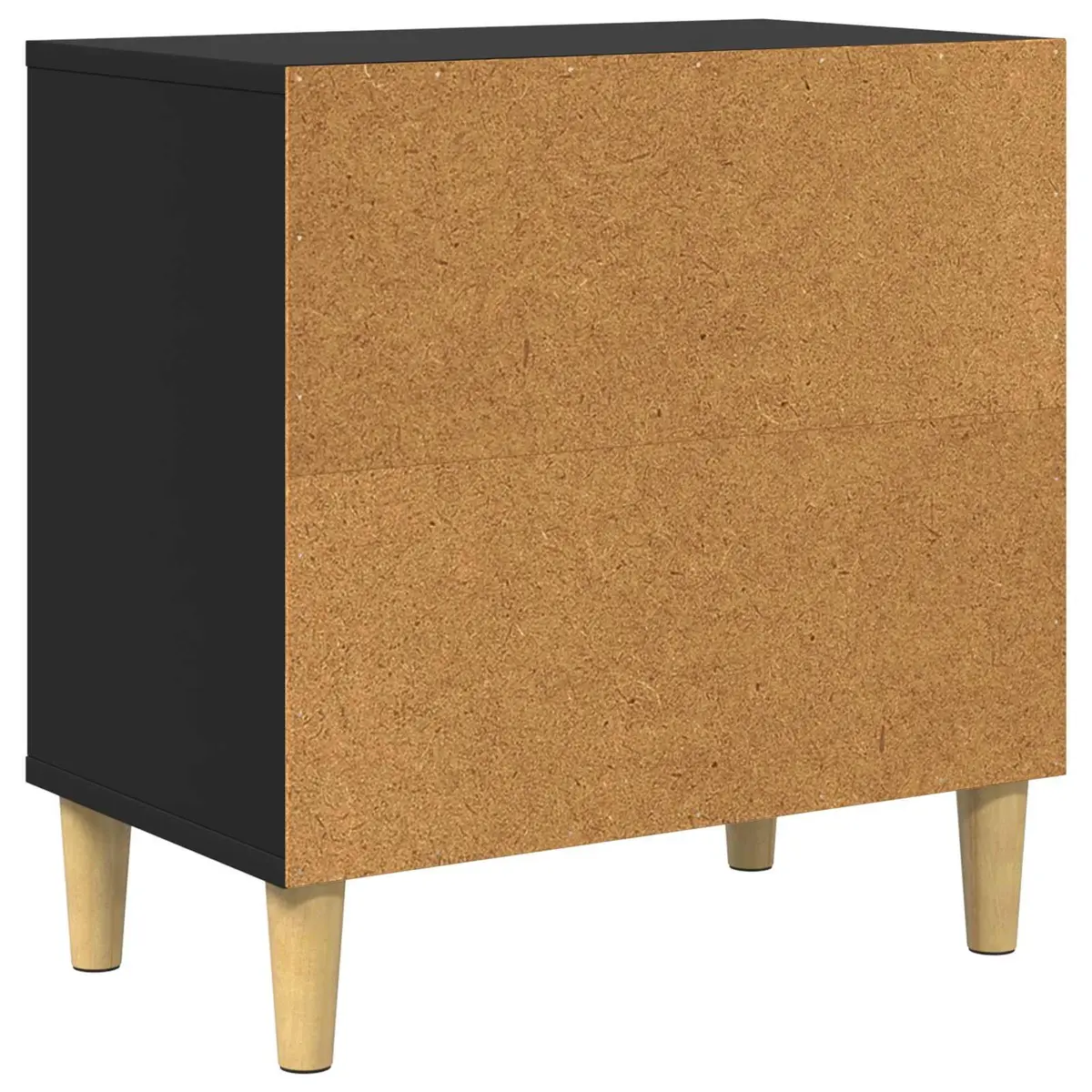 Cat House Black Modern Indoor Pet Furniture Engineered Wood 51 x 30 x 52 cm