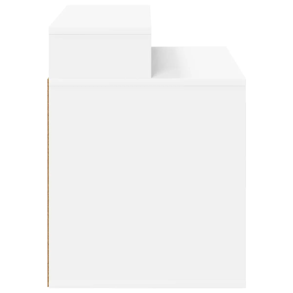 Cat House Indoor Hideaway Rectangular 42.5 x 40 x 53.5 cm White Engineered Wood