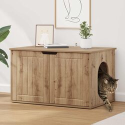 Durable Cat House with Engineered Wood and Stylish Design