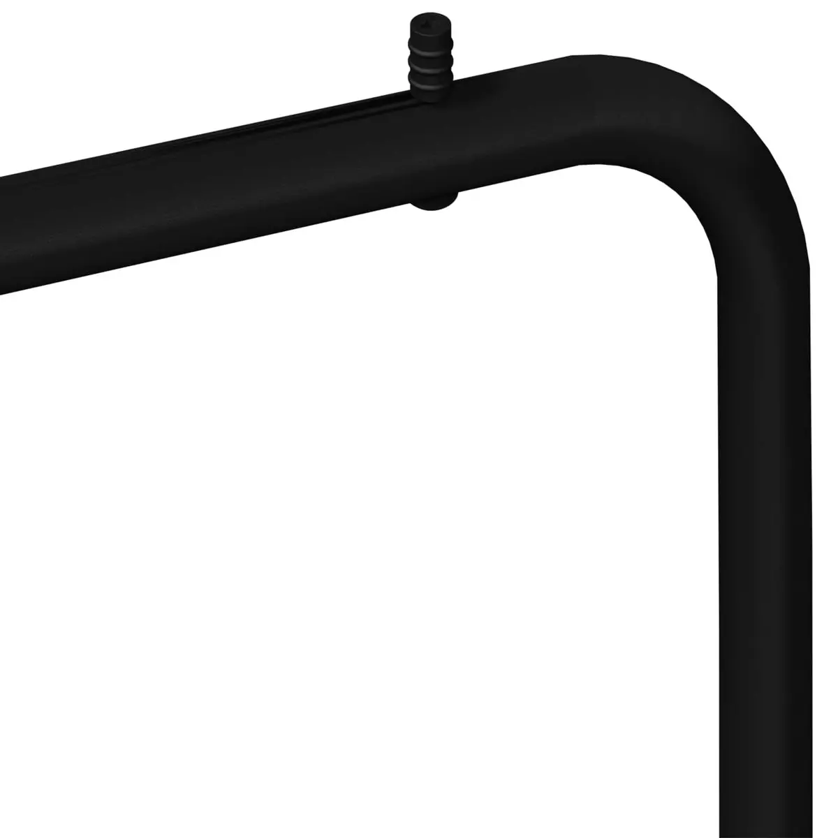 Clothes Rack Organizer Bedroom Storage 113 x 40 x 157.5 cm White Black Modern