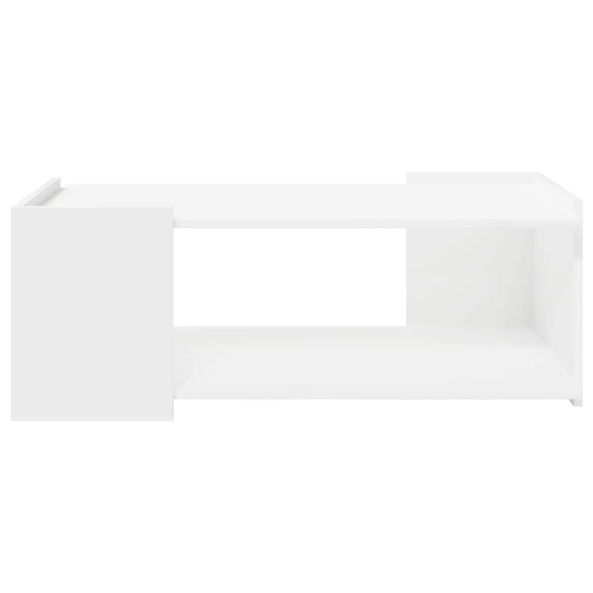 Coffee Table White 90 x 50 x 33 cm Modern Living Room Accent Storage Furniture