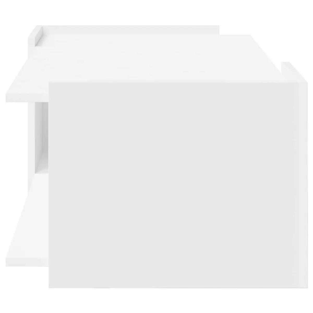 Coffee Table White 90 x 50 x 33 cm Modern Living Room Accent Storage Furniture