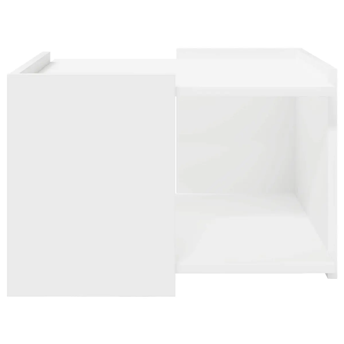 White Coffee Table 50.5 x 50 x 33 cm, Easy Maintenance