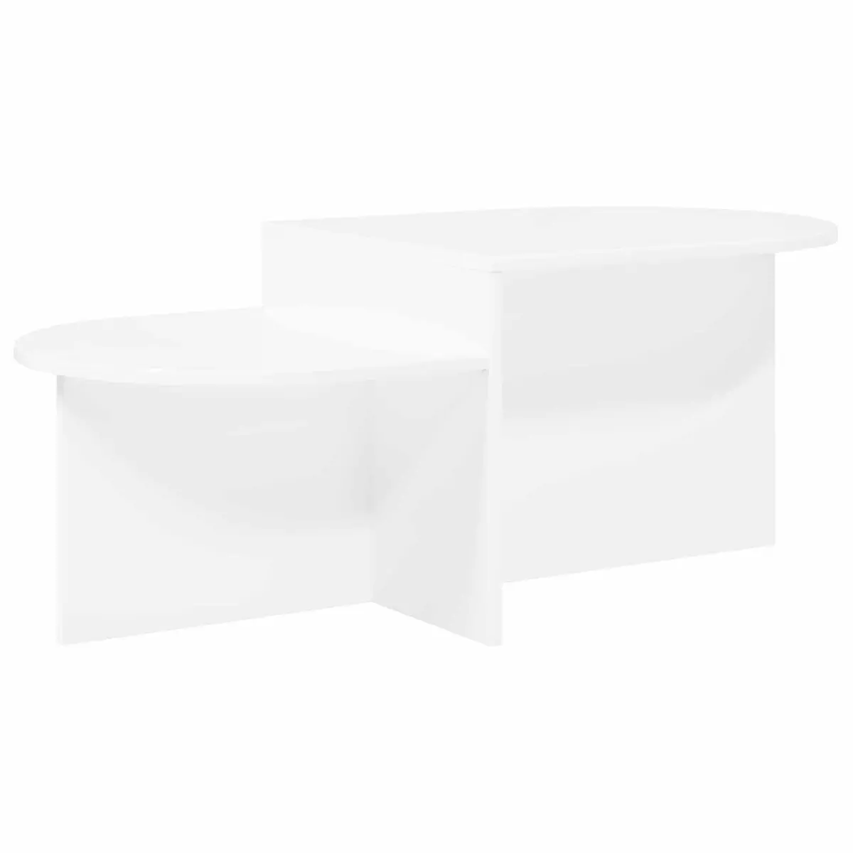 Coffee Table White 100 x 50 x 40 cm Modern Lounge Bedroom Accent Storage
