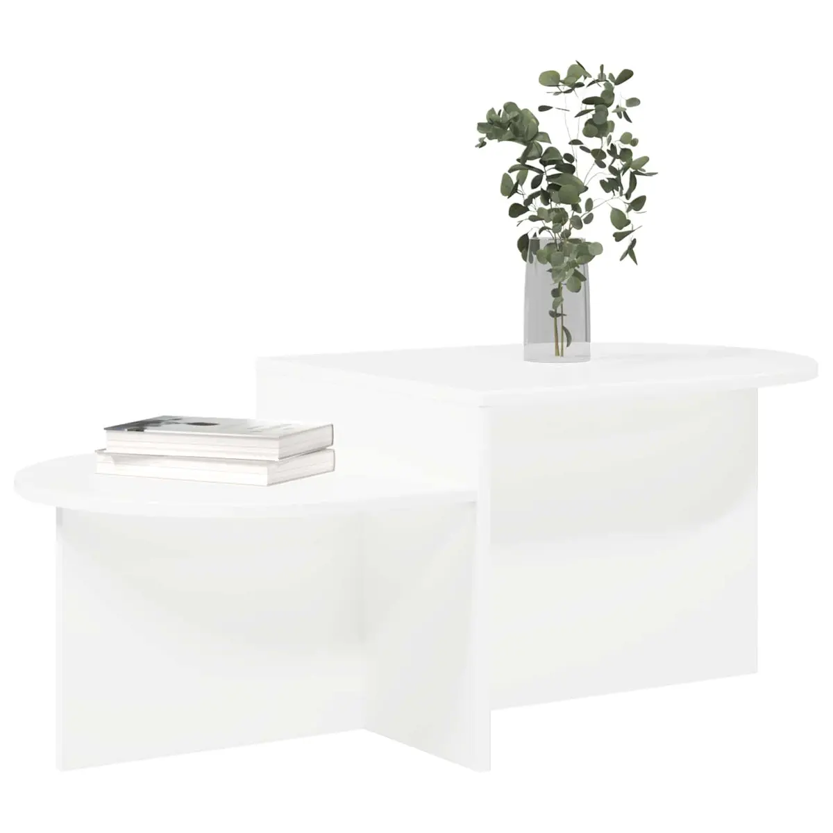 Coffee Table White 100 x 50 x 40 cm Modern Lounge Bedroom Accent Storage