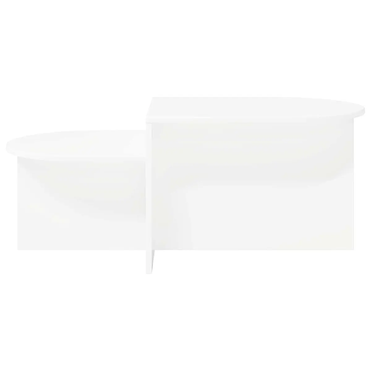 Coffee Table White 100 x 50 x 40 cm Modern Lounge Bedroom Accent Storage