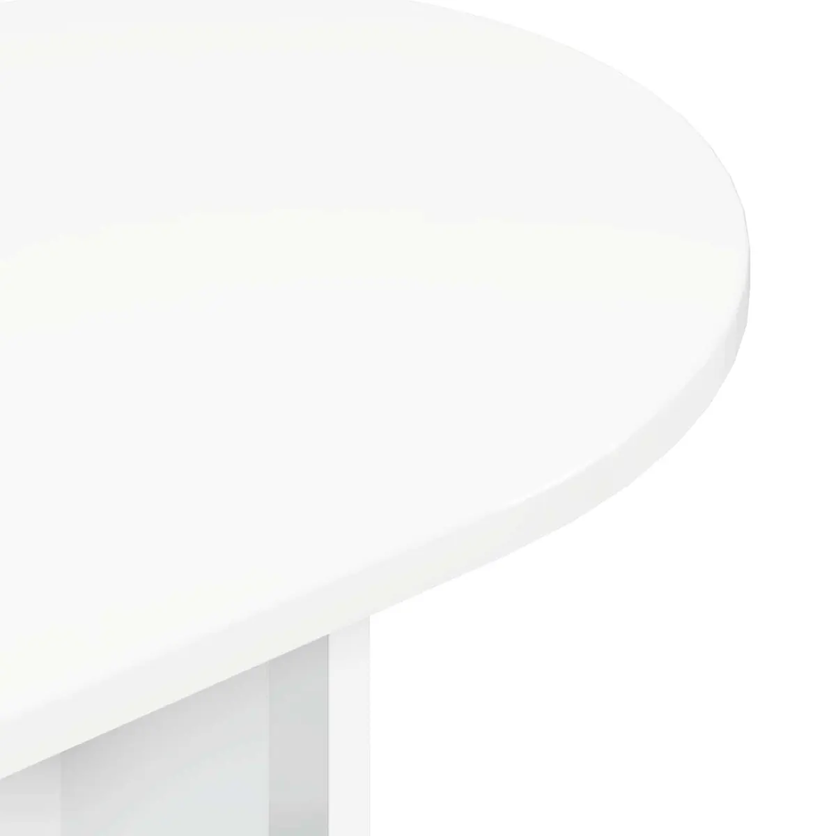 Console Table White Modern Design Engineered Wood Accent Hallway Entryway