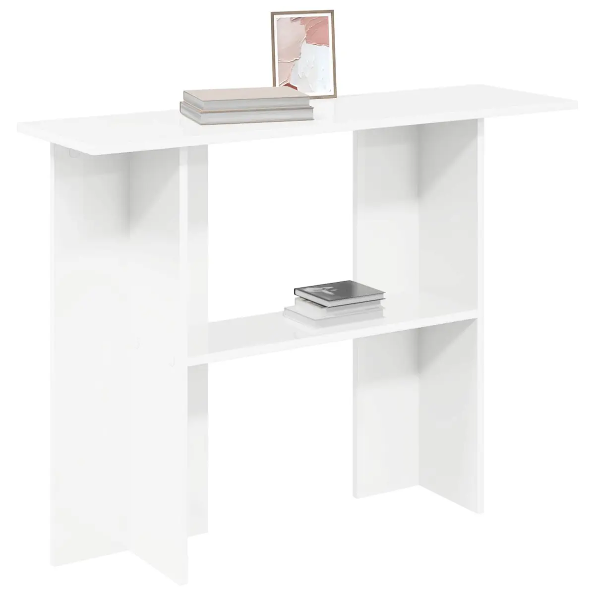 Console Table Entryway Hallway 100x30x75cm White Engineered Wood