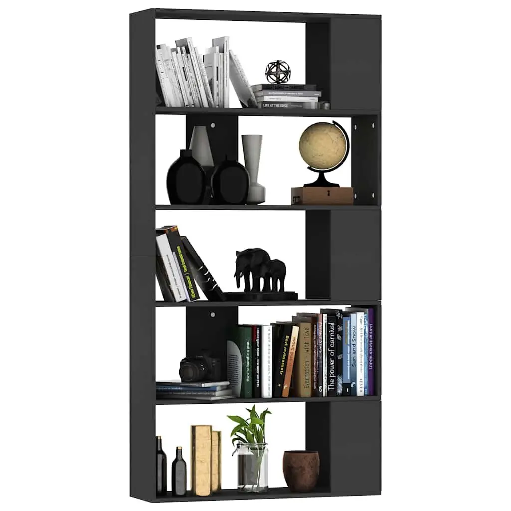 Black Book Cabinet with Ample Storage Space