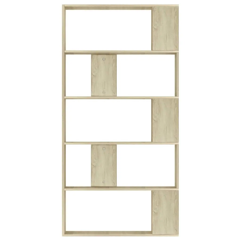 Book Cabinet Room Divider Engineered Wood Brown 80x24x159cm