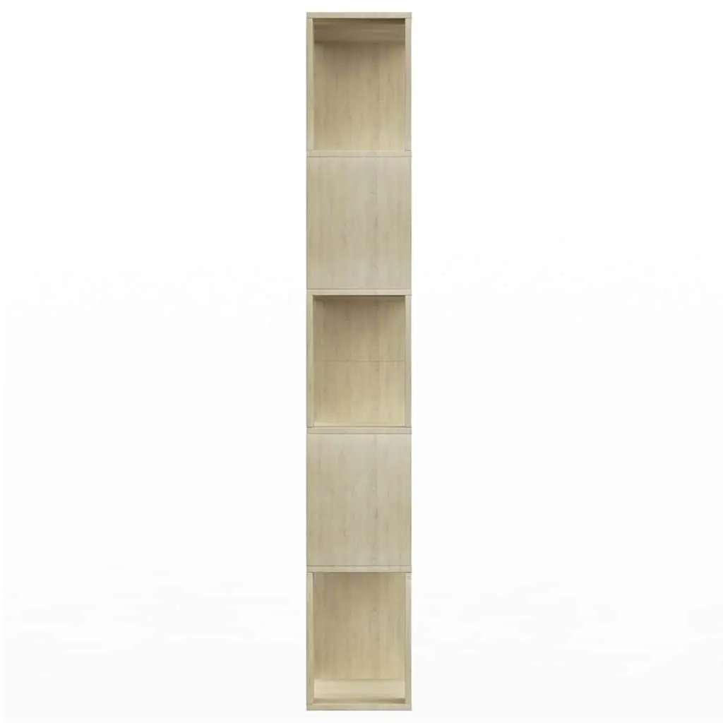 Book Cabinet Room Divider Engineered Wood Brown 80x24x159cm