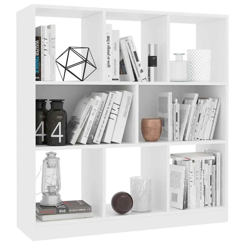 White Book Cabinet with Ample Storage