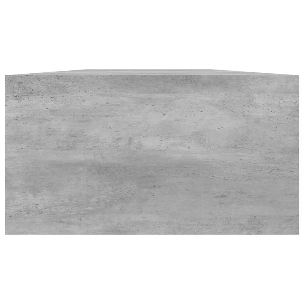 Monitor Stand Riser Dual Screen Desk Organiser Grey Engineered Wood