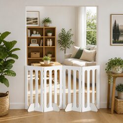Reliable 4-Panel Folding Pet Fence for Easy Setup