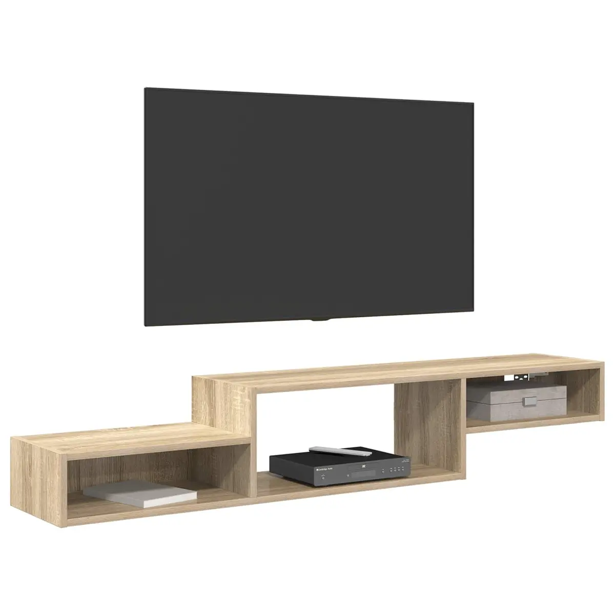 Wall-Mounted TV Cabinet with Ample Storage