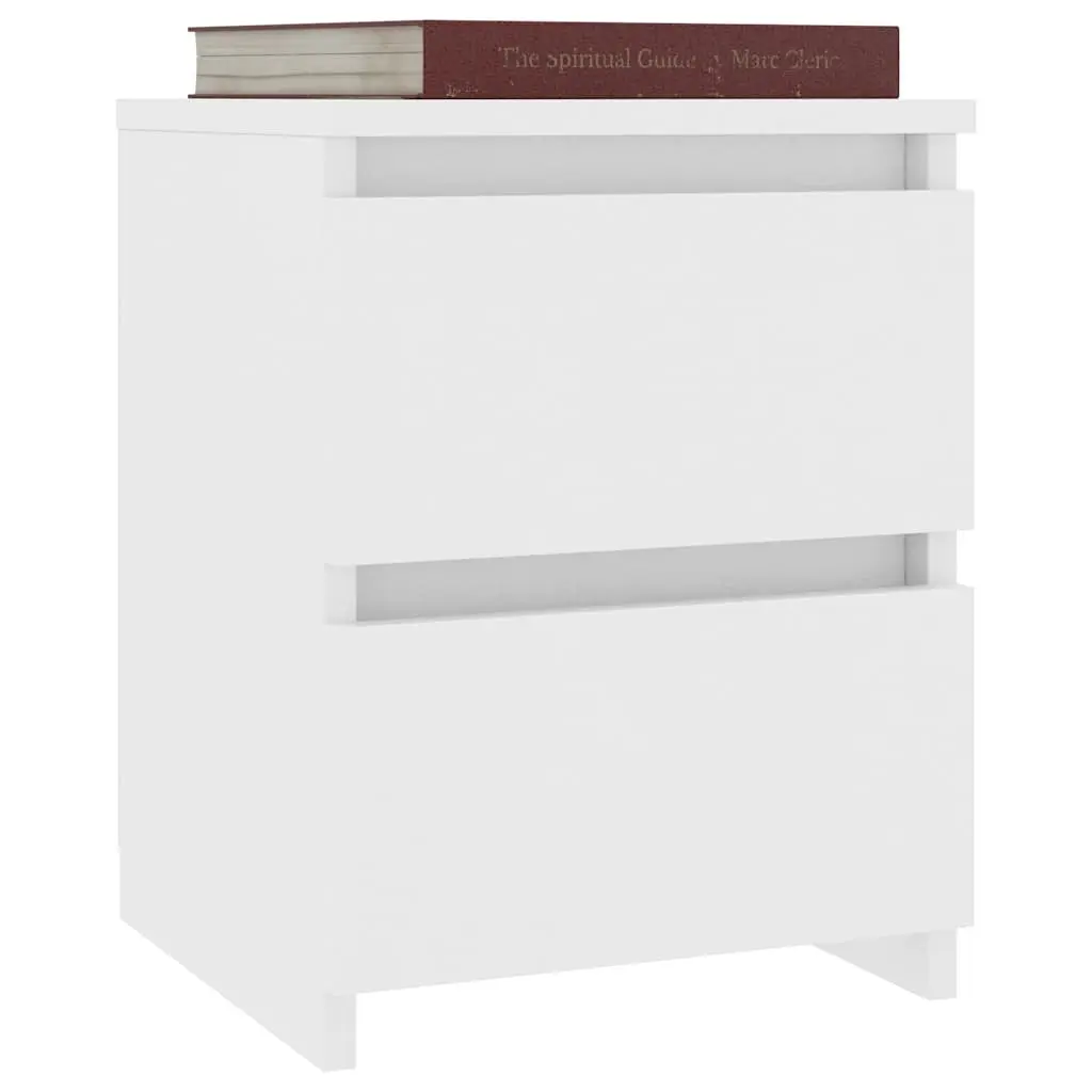 White Bedside Table