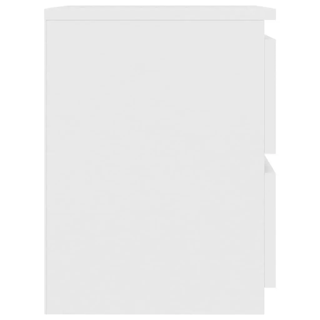 White Bedside Table