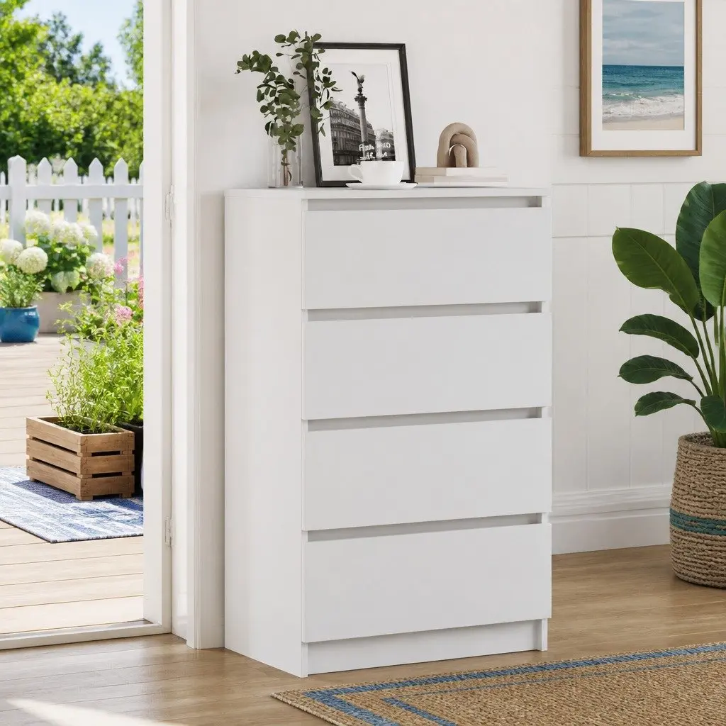 Sideboard Storage Cabinet Engineered Wood 60 cm White