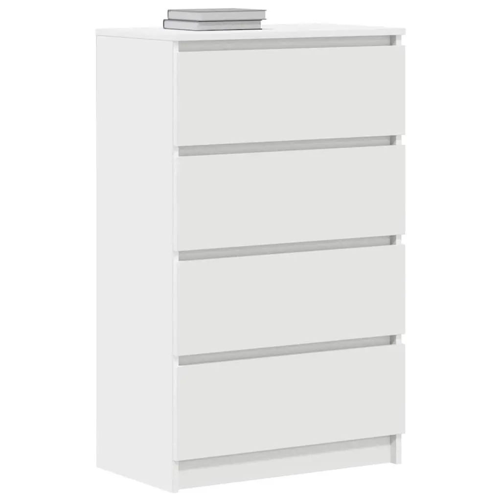 Sideboard Storage Cabinet Engineered Wood 60 cm White