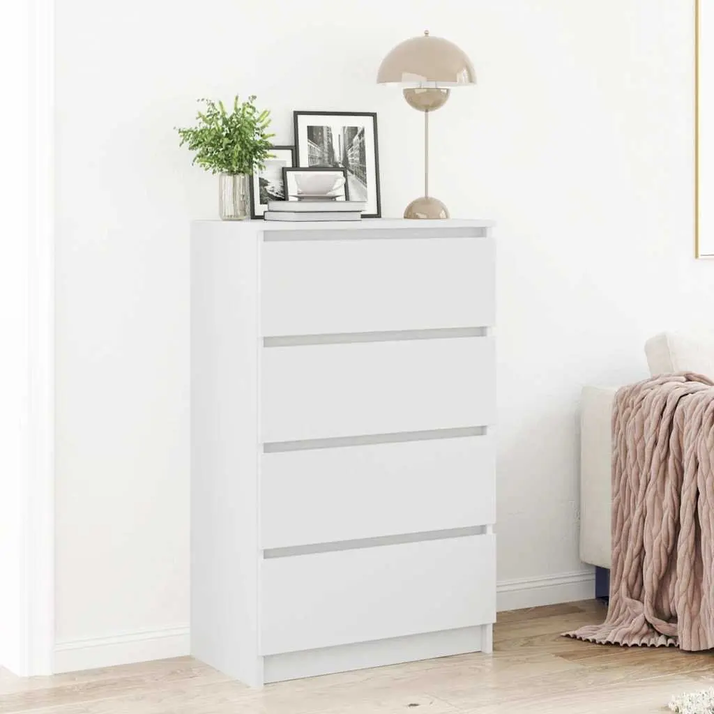 Sideboard Storage Cabinet Engineered Wood 60 cm White