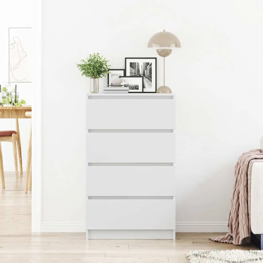 Sideboard Storage Cabinet Engineered Wood 60 cm White