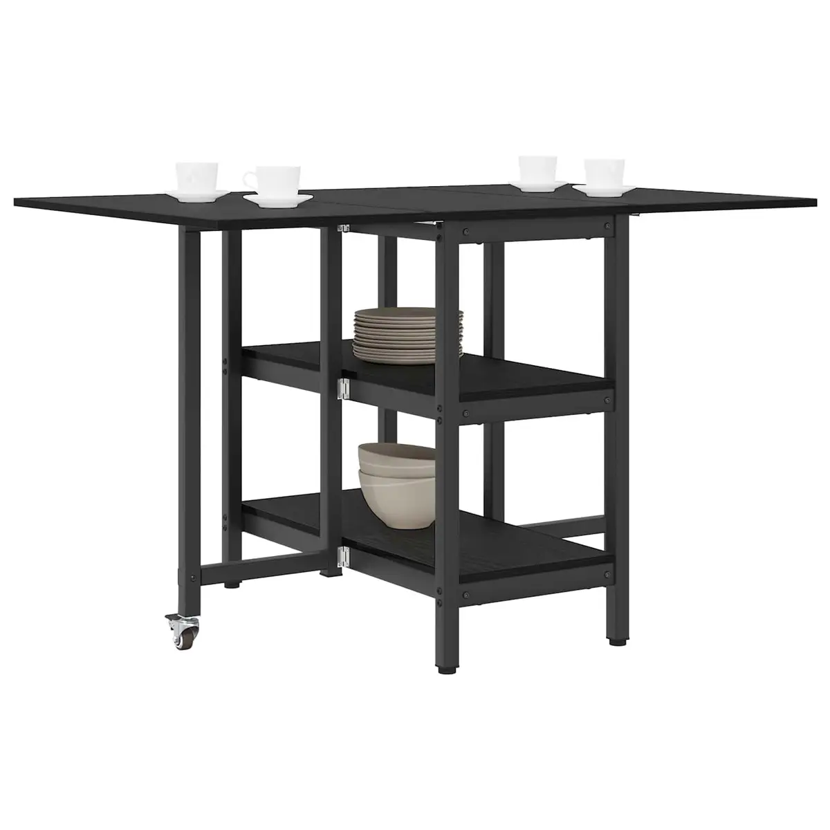 Black Oak Dining Table 122x80x76.5cm