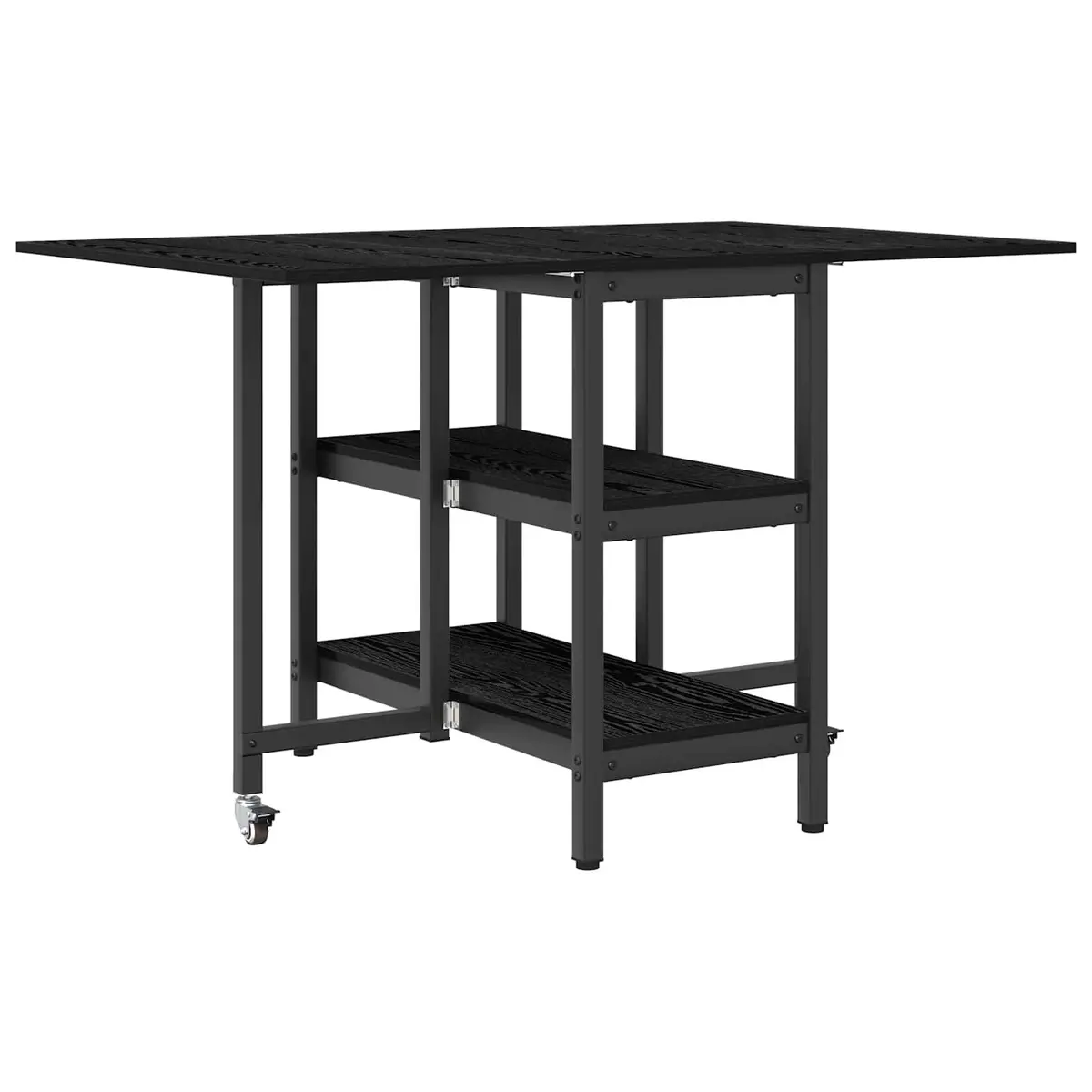 Black Oak Dining Table 122x80x76.5cm