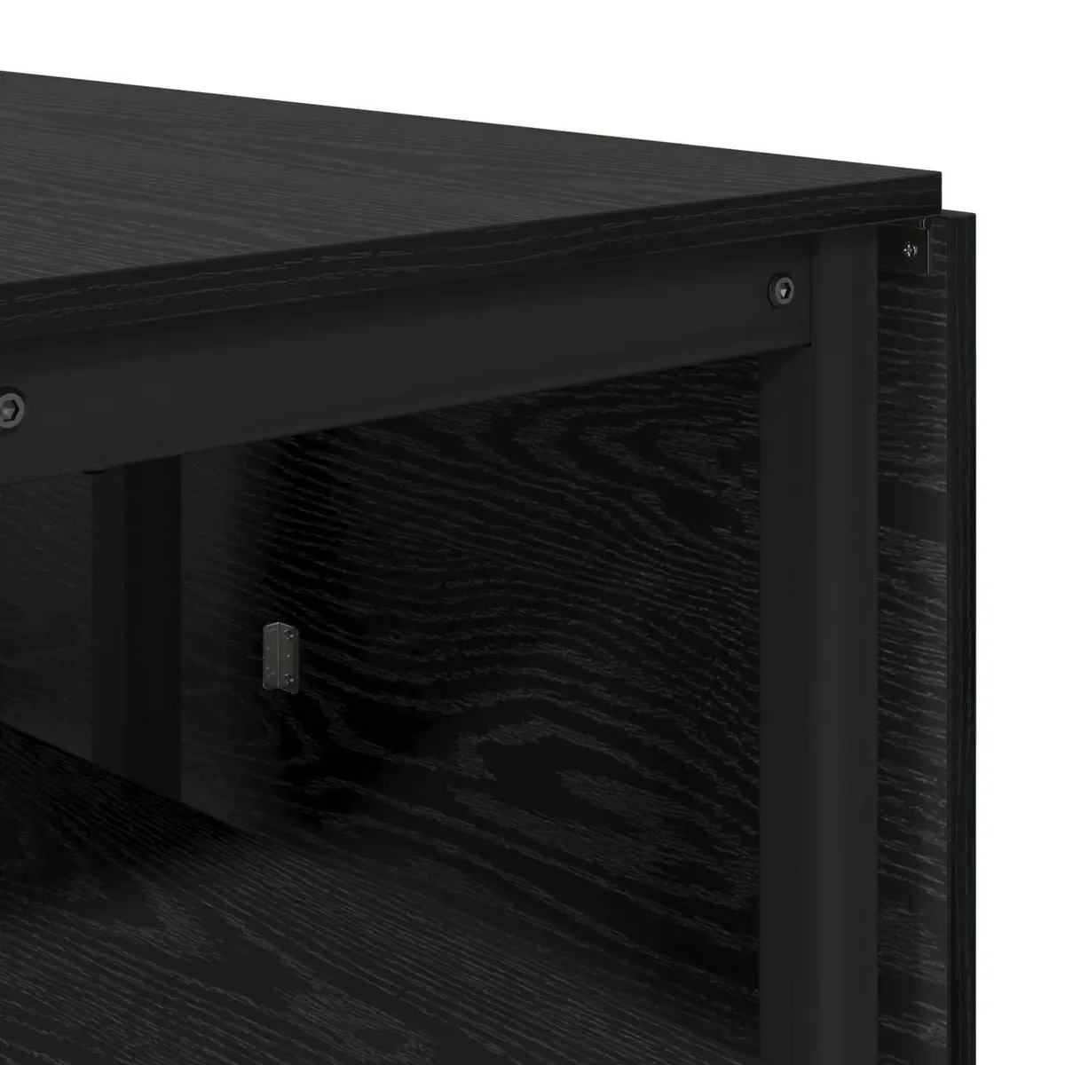 Black Oak Dining Table 122x80x76.5cm