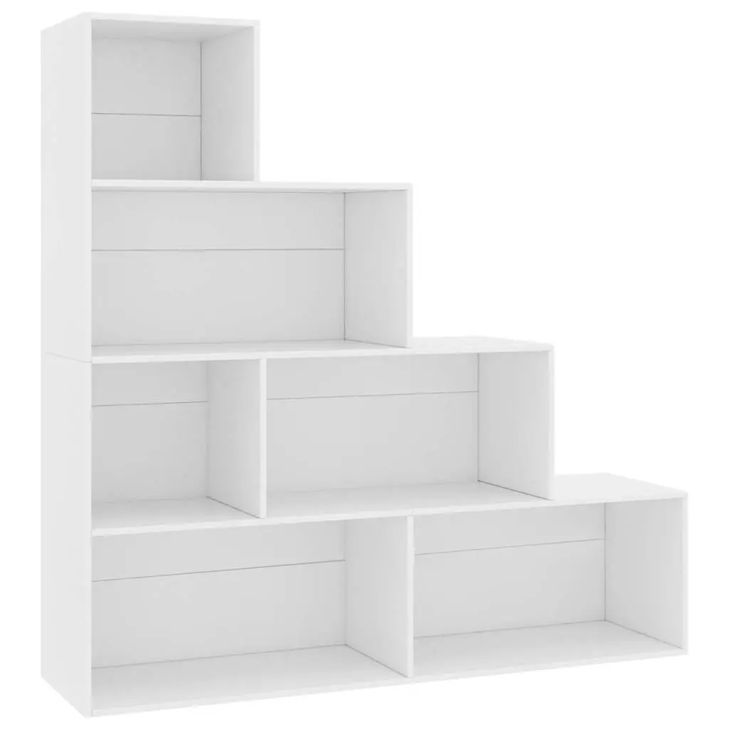 Book Cabinet Room Divider Storage Unit 155x24x160 cm White Open Shelf
