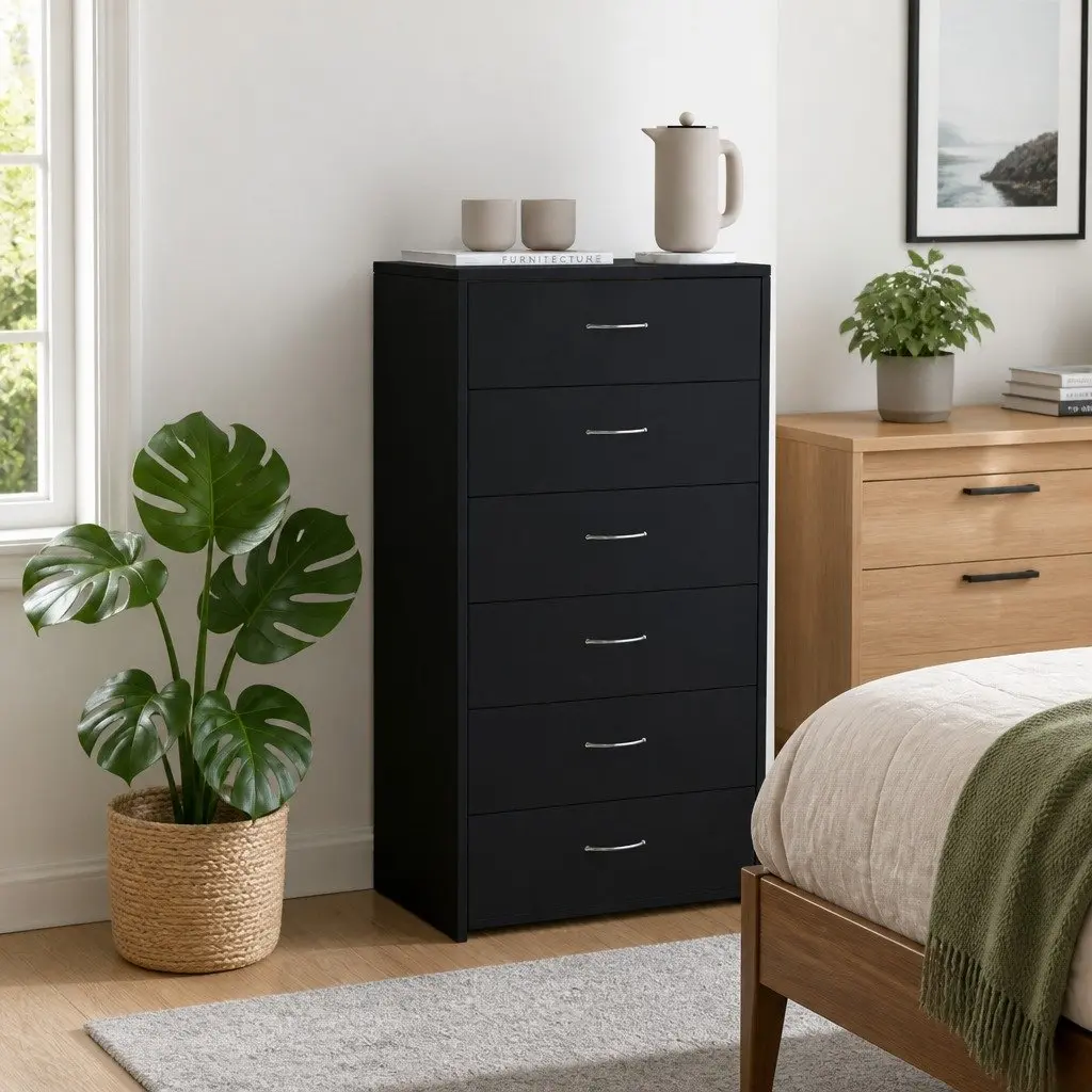 Sideboard Storage Cabinet with 6 Drawers