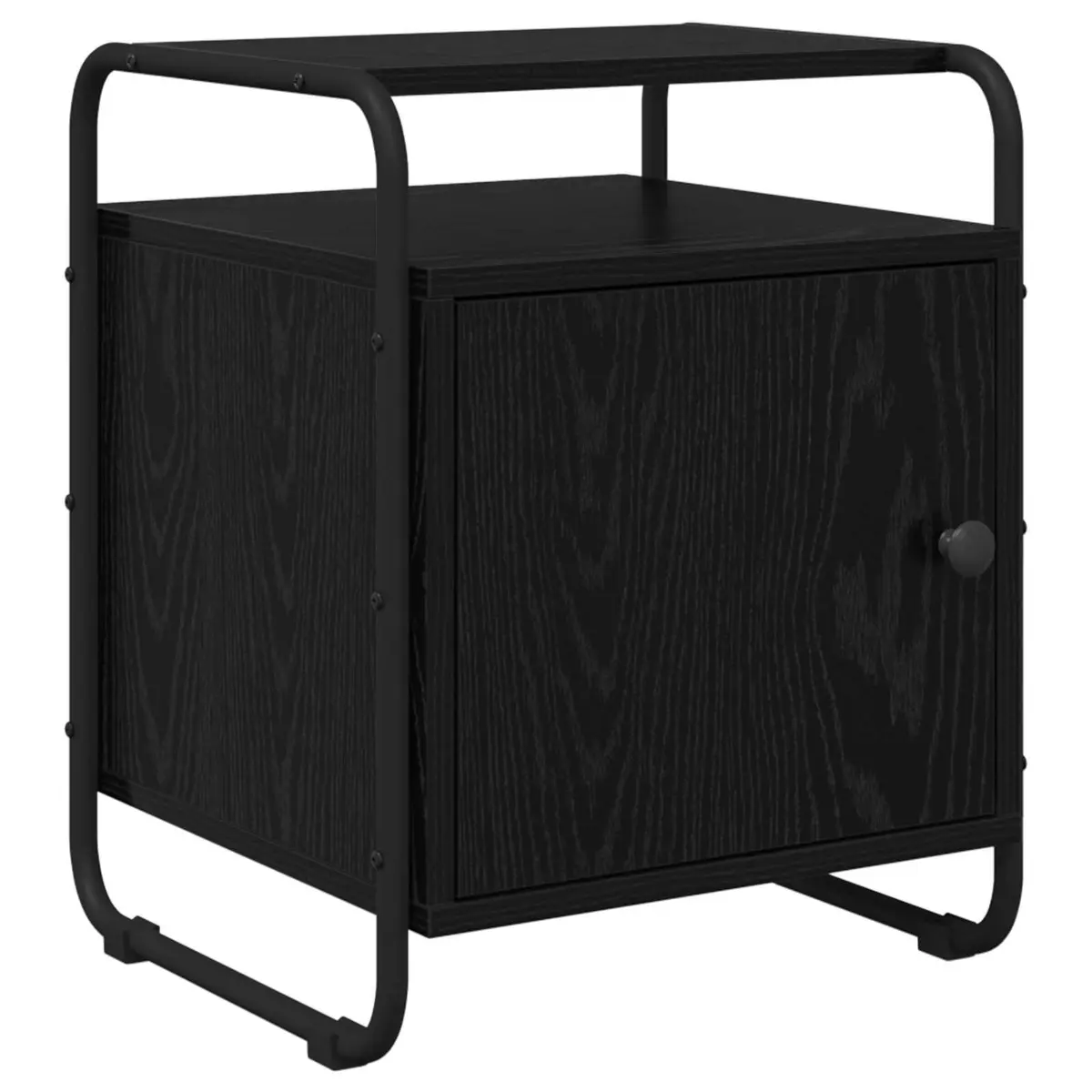 Black Bedside Cabinet with Modern Appeal