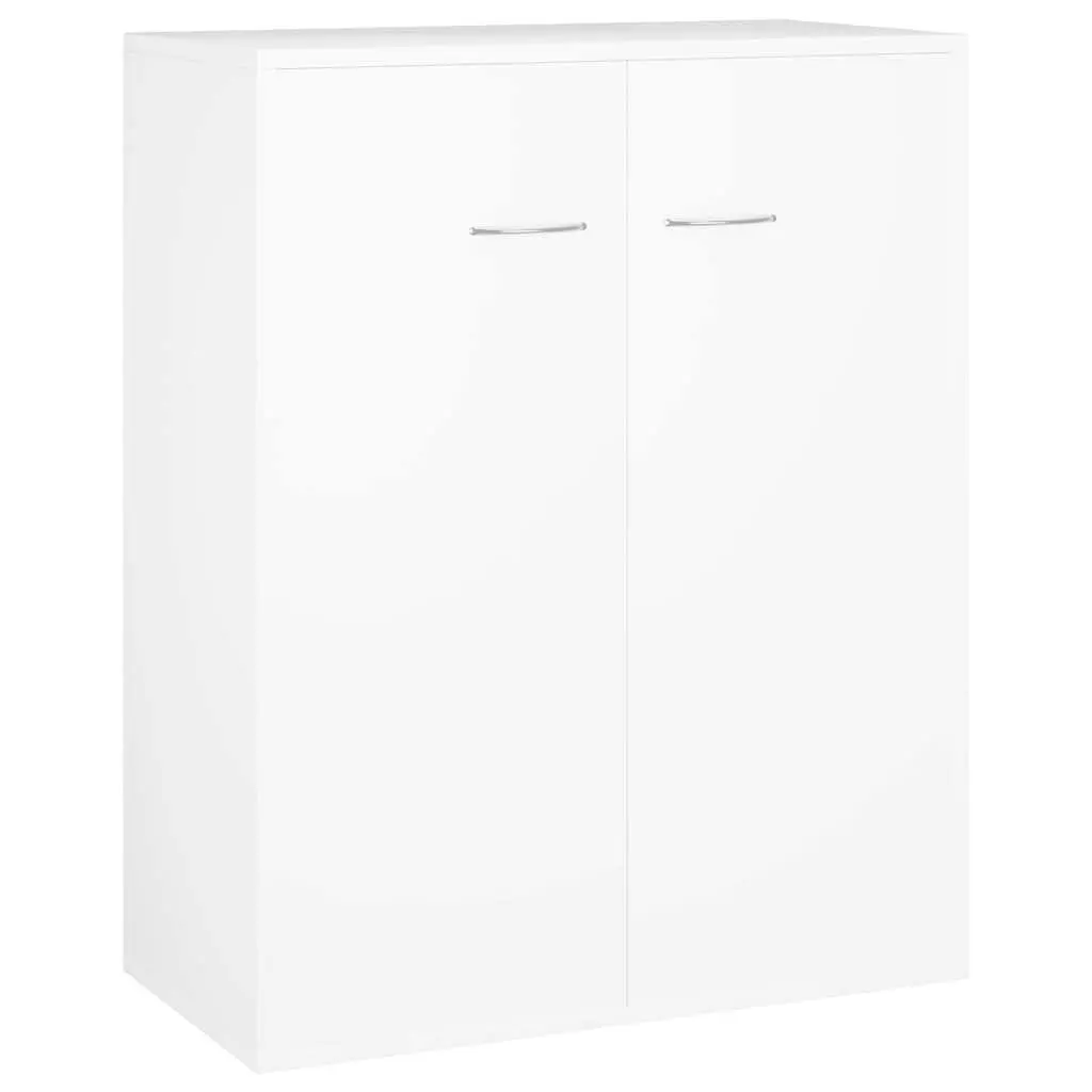 Sideboard White 60x30x75 cm Buffet Cabinet Storage Unit Low Board Side Cabinet