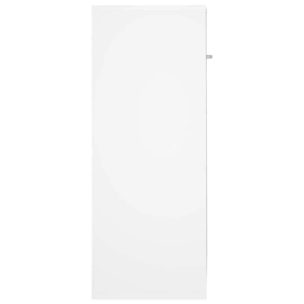 Sideboard White 60x30x75 cm Buffet Cabinet Storage Unit Low Board Side Cabinet