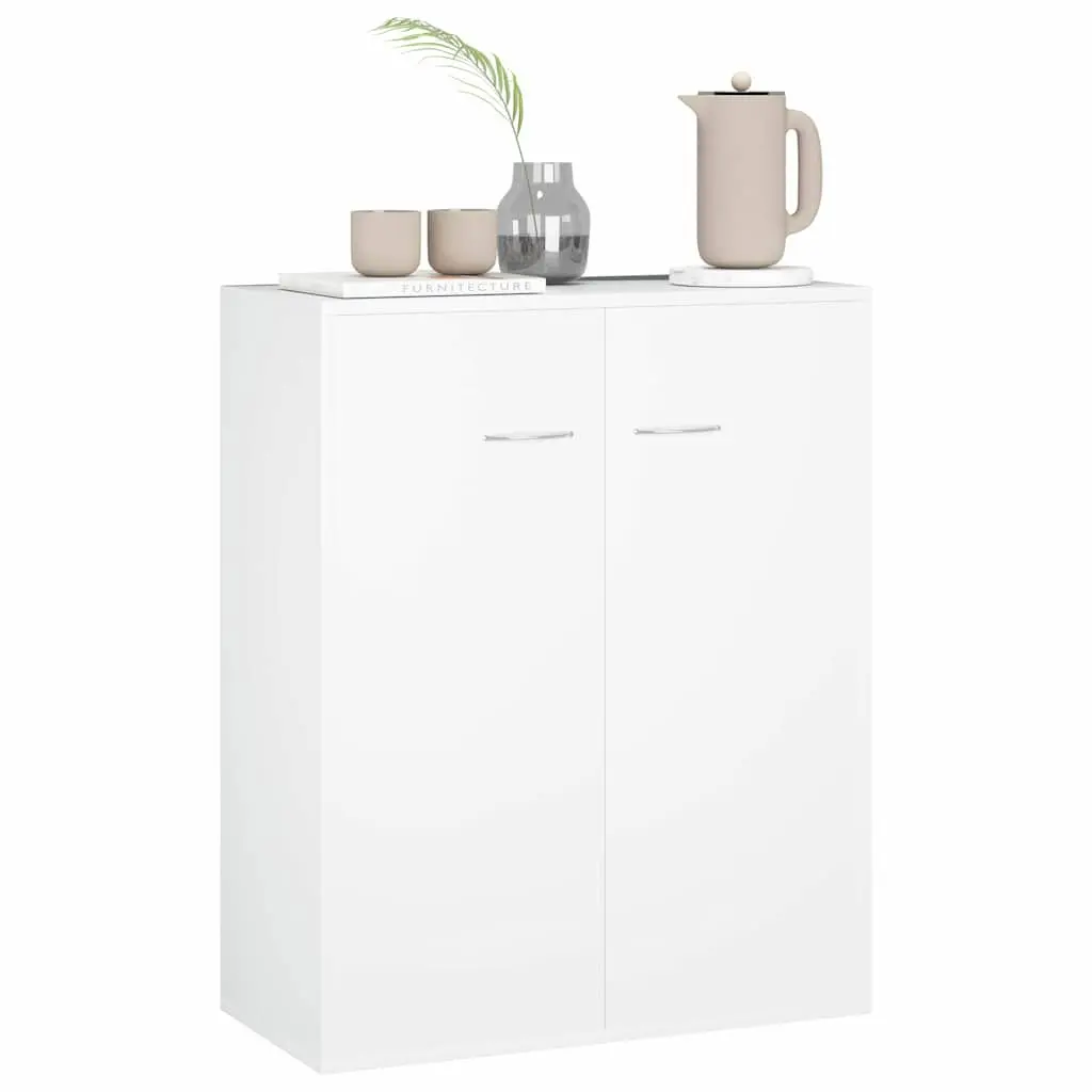 Sideboard White 60x30x75 cm Buffet Cabinet Storage Unit Low Board Side Cabinet