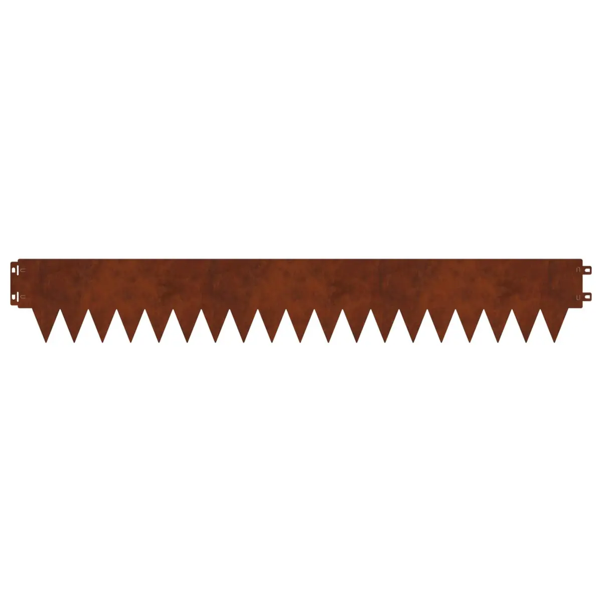 Garden Lawn Edging 20 Pieces 103 x 15 cm Steel Border Strips Flexible Landscape